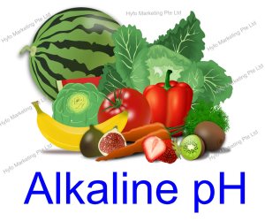 most fruits and veggies are alkaline pH
