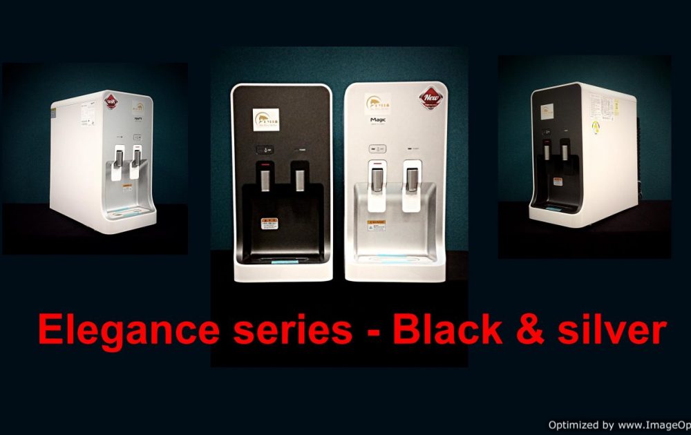 Slim hot and cold water dispenser for home and office